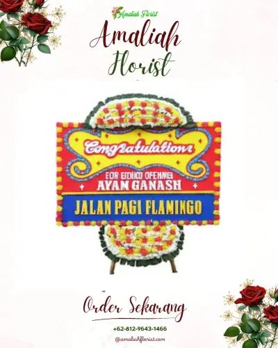 Bunga Papan Congratulation di Pandu